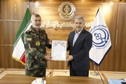 دیدار رییس دانشگاه علوم پزشکی شیراز با فرمانده ارشد نظامی آجا در استان فارس و کهگیلویه و بویر احمد 