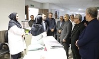 بازدید رئیس دانشگاه علوم پزشکی شیراز از بیمارستان سوانح سوختگی و ترمیمی حضرت امیرالمؤمنین(ع) و قدردانی از خدمات کادر درمان