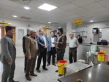 ارزیابی خدمات درمانی بیمارستان حضرت قمر بنی هاشم (ع) بیضا توسط مشاور عالی رئیس دانشگاه علوم پزشکی شیراز