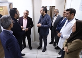 بازدید مشاور عالی رئیس دانشگاه علوم پزشکی شیراز از مرکز مراقبت‌های تسکینی آنکولوژی مهر