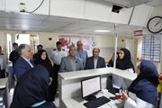 بازدید میدانی مشاور عالی رییس دانشگاه علوم پزشکی شیراز از بیمارستان نمازی