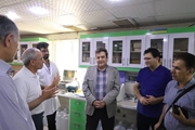 بازدید معاون بهداشت دانشگاه علوم پزشکی شیراز از یکی از مراکز خدمات جامع سلامت در شیراز