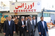 بازدید معاون رئیس‌جمهور از بیمارستان نمازی شیراز؛ ارزیابی میدانی روند خدمت‌رسانی در یکی از بزرگ‌ترین مراکز درمانی جنوب کشور