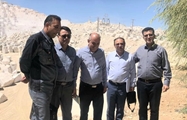 بازدید گروه بهداشت حرفه ای معاونت بهداشت از معادن شهرستان بوانات