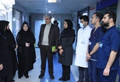 بازدید رئیس اداره اورژانس بیمارستانی وزارت بهداشت از اورژانس بیمارستان نمازی شیراز