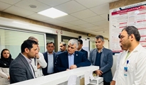 بازدید معاون درمان دانشگاه علوم پزشکی شیراز از بیمارستان‌های اشکنان و لامرد؛ تاکید بر آمادگی کامل برای نوروز
