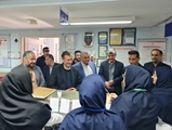 معاون توسعه مدیریت و منابع دانشگاه علوم پزشکی شیراز از بیمارستان حضرت ولی‌عصر (عج) کازرون با هدف توسعه زیرساخت‌های حوزه سلامت بازدید کرد