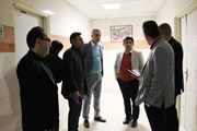بازدید مسوولان منابع فیزیکی و نظارت بر طرح های عمرانی وزارت بهداشت از مرکز آموزشی درمانی شهید دکتر فقیهی