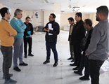 بازدید مشاور معاون درمان و مدیر منابع فیزیکی و نظارت بر طرح‌های عمرانی دانشگاه علوم پزشکی شیراز از پروژه مگالب «احسان» در بیمارستان قلب الزهرا (س)