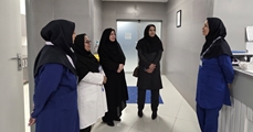 بازدید مدیر پرستاری دانشگاه علوم پزشکی شیراز از مرکز آموزشی درمانی سوانح سوختگی و ترمیمی حضرت امیرالمؤمنین (ع)