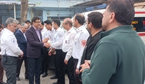 بازدید رئیس مرکز مدیریت بیمارستانی و خدمات بالینی وزارت بهداشت از مراکز درمانی شیراز/ ادای احترام به شهدای مدافع سلامت و عیادت از کادر درمان مجروح