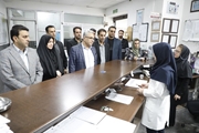 بازدید مشاور عالی رییس دانشگاه علوم پزشکی شیراز از یک بیمارستان و پایگاه اورژانس شیراز در نخستین روز از سال ۱۴۰۵
