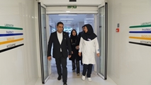 بازدید اعضای ستاد خدمات سفر نوروز دانشگاه علوم پزشکی شیراز از یک مرکز درمانی