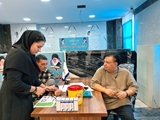 پایش سلامت ایثارگران در شهرستان بختگان به مناسبت هفته دفاع مقدس 