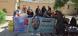 برگزاری اردوی جهادی سلامت محور در روستای چنار زاهدان از توابع شهر حسامی شهرستان سرچهان به مناسبت هفته ملی جمعیت