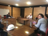 بازدید میدانی سرپرست شبکه بهداشت و درمان از کارخانه سیمان سپهر شهرستان قیروکارزین