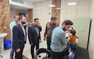 بازدید از بخش غربالگری شنوایی نوزادان و کودکان در مرکز خدمات جامع سلامت هرابال