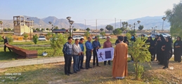 اجرای برنامه پیاده روی کادر بهداشت و درمان شهرستان کوه چنار