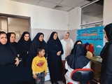 غربالگری رایگان قند خون داوطلبان و سفیران سلامت خانواده در شهرستان فراشبند