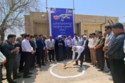 کلنگ احداث ساختمان جدید مرکز خدمات جامع سلامت روستایی دولت‌آباد شهرستان فراشبند بر زمین زده شد
