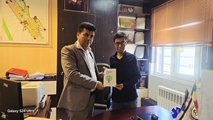 رونمایی از کتاب «ندای سلامتی» تألیف بهورز خانه بهداشت روستای پهناپهن