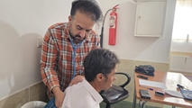 برگزاری اردوی جهادی سلامت در مصلای نماز جمعه شهرستان آباده