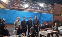 ارائه خدمات رسانی جهادی کارکنان بیمارستان قائم(عج) فیروزآباد به مناسبت اربعین حسینی در موکب سلامت
