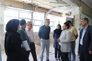 بازدید رئیس گروه نظارت دفتر منابع فیزیکی وزارت بهداشت از بیمارستان نمازی